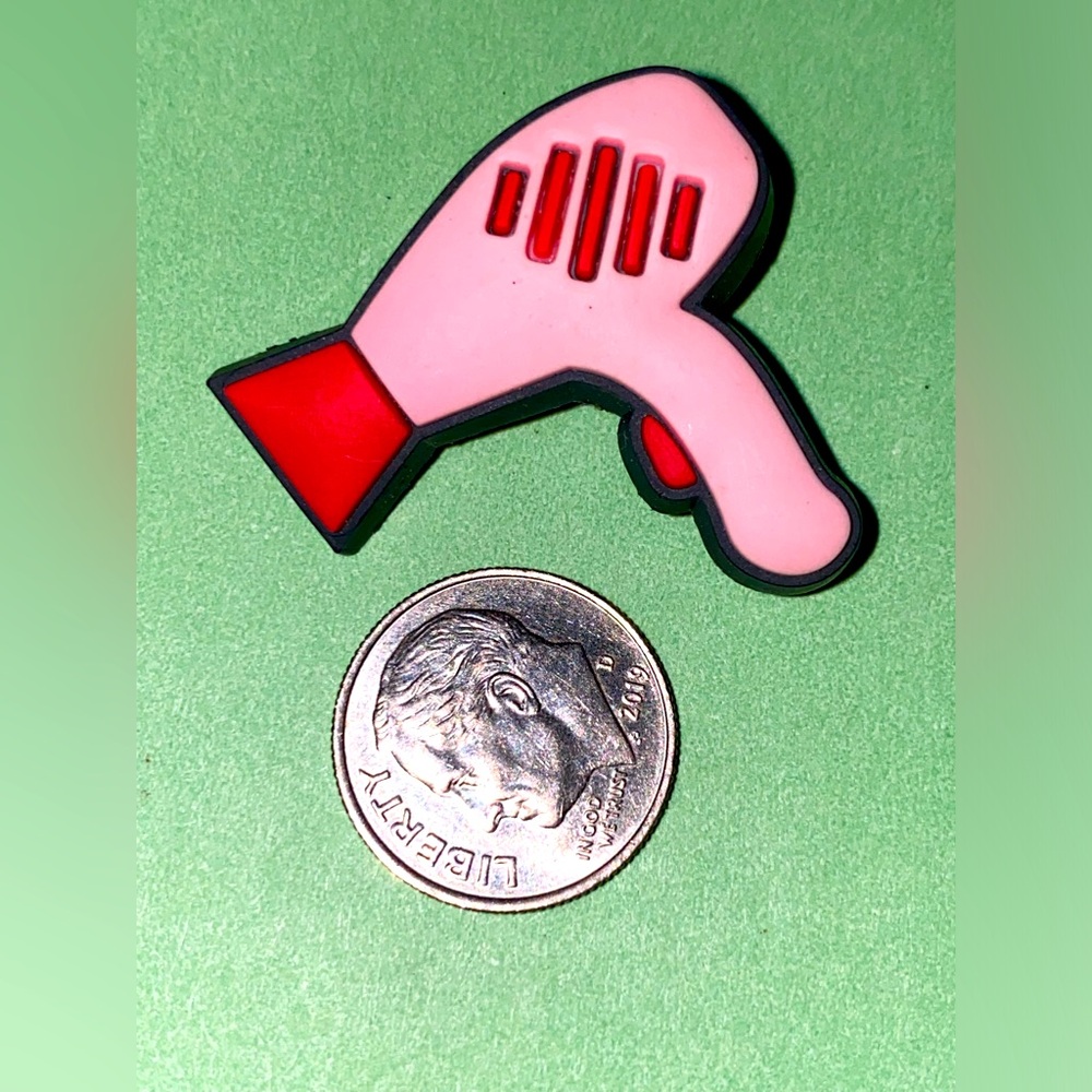 (10 for $15) Hair Dryer Beauty Shop Hairdresser Crocs Shoe Charms
